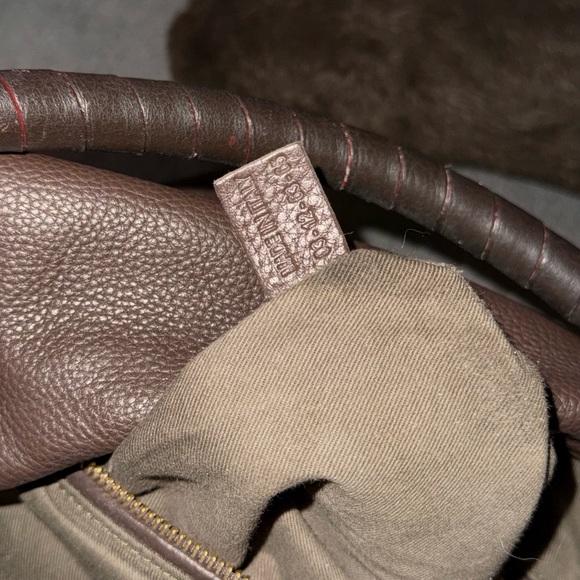 Large Chloé Marcie Top Handle Hobo Style Leather Bag - Picture 5 of 15